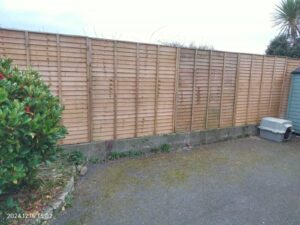 After Fence Installation